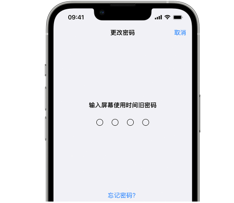 双鸭山iPhone屏幕维修分享iPhone屏幕使用时间密码忘记了怎么办 