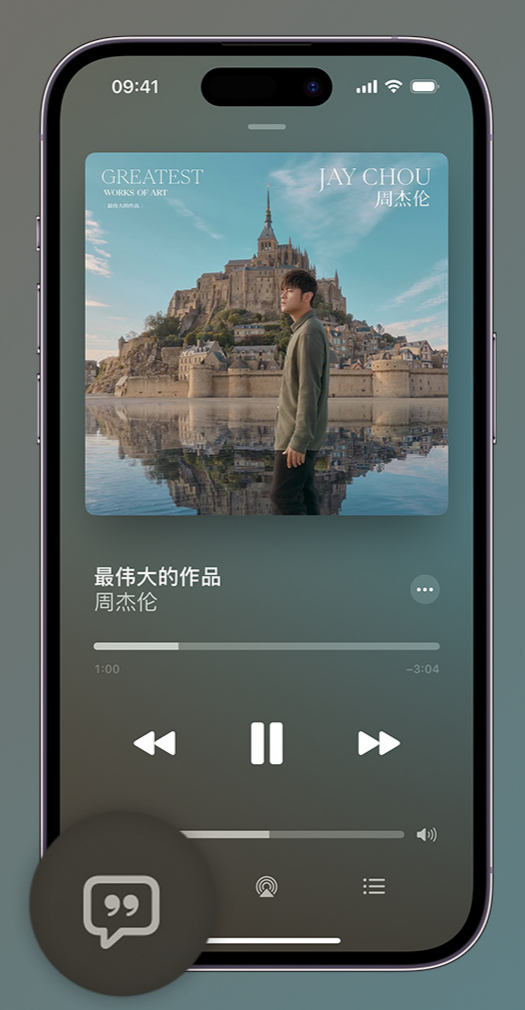 双鸭山iphone维修分享如何在iPhone上使用Apple Music全新唱歌功能 