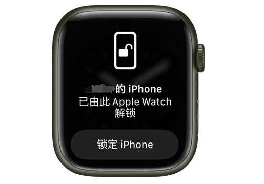 双鸭山苹果手机维修分享用 AppleWatch 解锁配备面容 ID 的 iPhone方法 