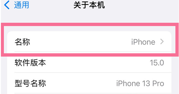 双鸭山苹果13维修分享iPhone 13热点名字设置教程 